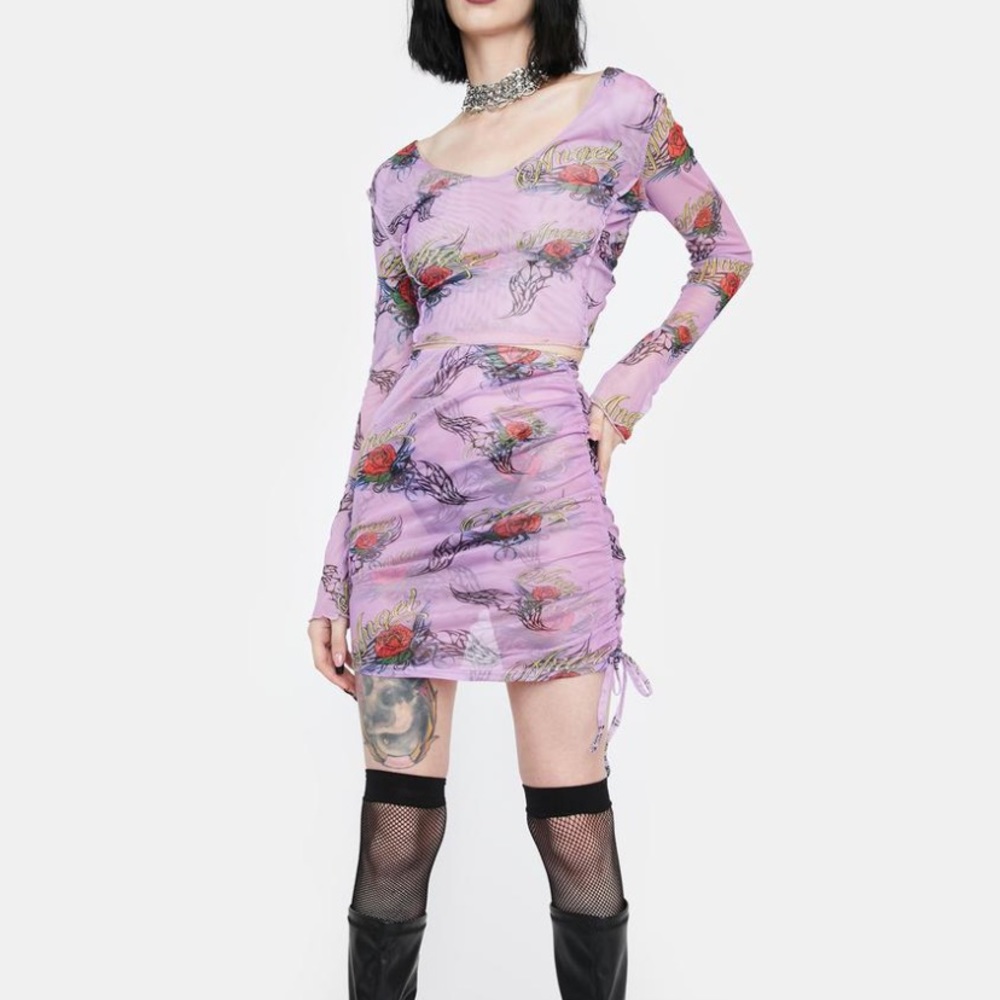 Shirt and skirt